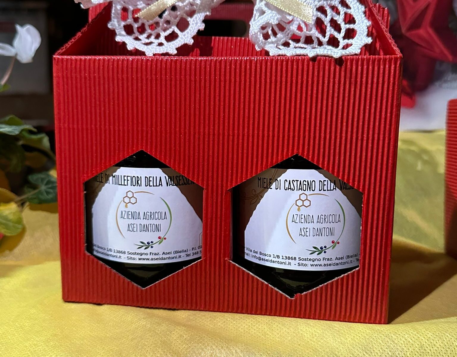 confezione natalizia miele 500g